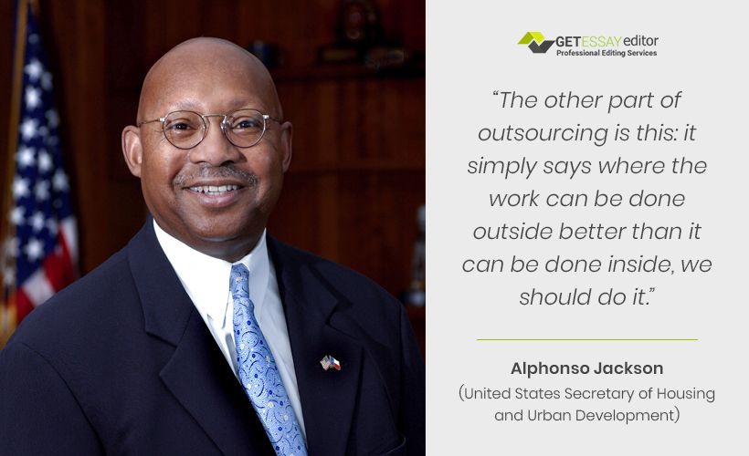 Quotes on outsourcing Alphonso Jackson